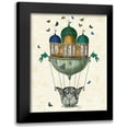 thumbnail image 1 of Fab Funky 15x18 Black Modern Framed Museum Art Print Titled - Butterfly House, 1 of 5
