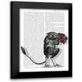 thumbnail image 1 of Fab Funky 15x18 Black Modern Framed Museum Art Print Titled - Freaky Flowers, 1 of 5