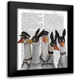 thumbnail image 1 of Fab Funky 15x18 Black Modern Framed Museum Art Print Titled - Geese Guys Book Print, 1 of 5