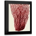 thumbnail image 1 of Fab Funky 15x18 Black Modern Framed Museum Art Print Titled - Red Corals 2 f, 1 of 5