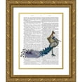 thumbnail image 1 of Fab Funky 15x18 Gold Ornate Wood Framed with Double Matting Museum Art Print Titled - Kangaroo Ride, 1 of 4