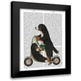 thumbnail image 1 of Fab Funky 20x24 Black Modern Framed Museum Art Print Titled - Bernese Scooter, 1 of 5