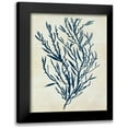 thumbnail image 1 of Fab Funky 20x24 Black Modern Framed Museum Art Print Titled - Indigo Blue Seaweed 3 b, 1 of 5