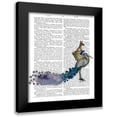 thumbnail image 1 of Fab Funky 20x24 Black Modern Framed Museum Art Print Titled - Kangaroo Ride, 1 of 5