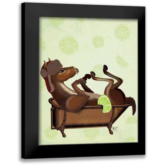 Fab Funky 20x24 Black Modern Framed Museum Art Print Titled - Moscow Mule