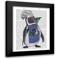 thumbnail image 1 of Fab Funky 20x24 Black Modern Framed Museum Art Print Titled - Penguin Chef Book Print, 1 of 5