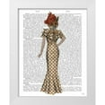 thumbnail image 1 of Fab Funky 20x24 White Modern Wood Framed Museum Art Print Titled - Fox Lady 1930s, 1 of 4