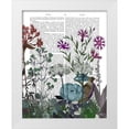 thumbnail image 1 of Fab Funky 20x24 White Modern Wood Framed Museum Art Print Titled - Wildflower Bloom, Partridge Book Print, 1 of 4