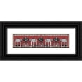 thumbnail image 1 of Fab Funky 24x9 Black Ornate Wood Framed with Double Matting Museum Art Print Titled - Livoris Feritas Leopard Design, Whole, 1 of 4