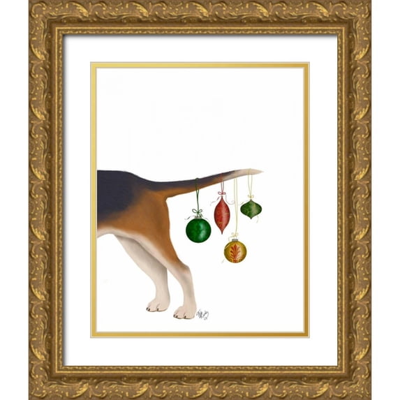 Fab Funky 26x32 Gold Ornate Wood Framed with Double Matting Museum Art Print Titled - Bummer