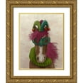 thumbnail image 1 of Fab Funky 26x32 Gold Ornate Wood Framed with Double Matting Museum Art Print Titled - Horse Strawberry Fool, 1 of 4