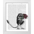 thumbnail image 1 of Fab Funky 26x32 White Modern Wood Framed Museum Art Print Titled - Freaky Flowers, 1 of 4