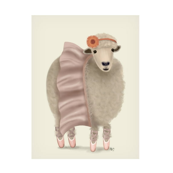 Fab Funky 'Ballet Sheep 6' Canvas Art