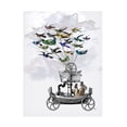 thumbnail image 1 of Fab Funky 'Bird Boat' Canvas Art, 1 of 3