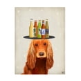 thumbnail image 1 of Fab Funky 'Cocker Spaniel Golden Beer Lover' Canvas Art, 1 of 3
