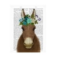 thumbnail image 1 of Fab Funky 'Donkey Bohemian 3 Book Print' Canvas Art, 1 of 3