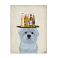 thumbnail image 1 of Fab Funky 'Newfoundland Beer Lover' Canvas Art, 1 of 3