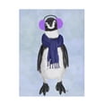 thumbnail image 1 of Fab Funky 'Penguin Ear Muffs' Canvas Art, 1 of 3