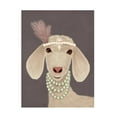 thumbnail image 1 of Fab Funky 'Posh White Goat' Canvas Art, 1 of 3