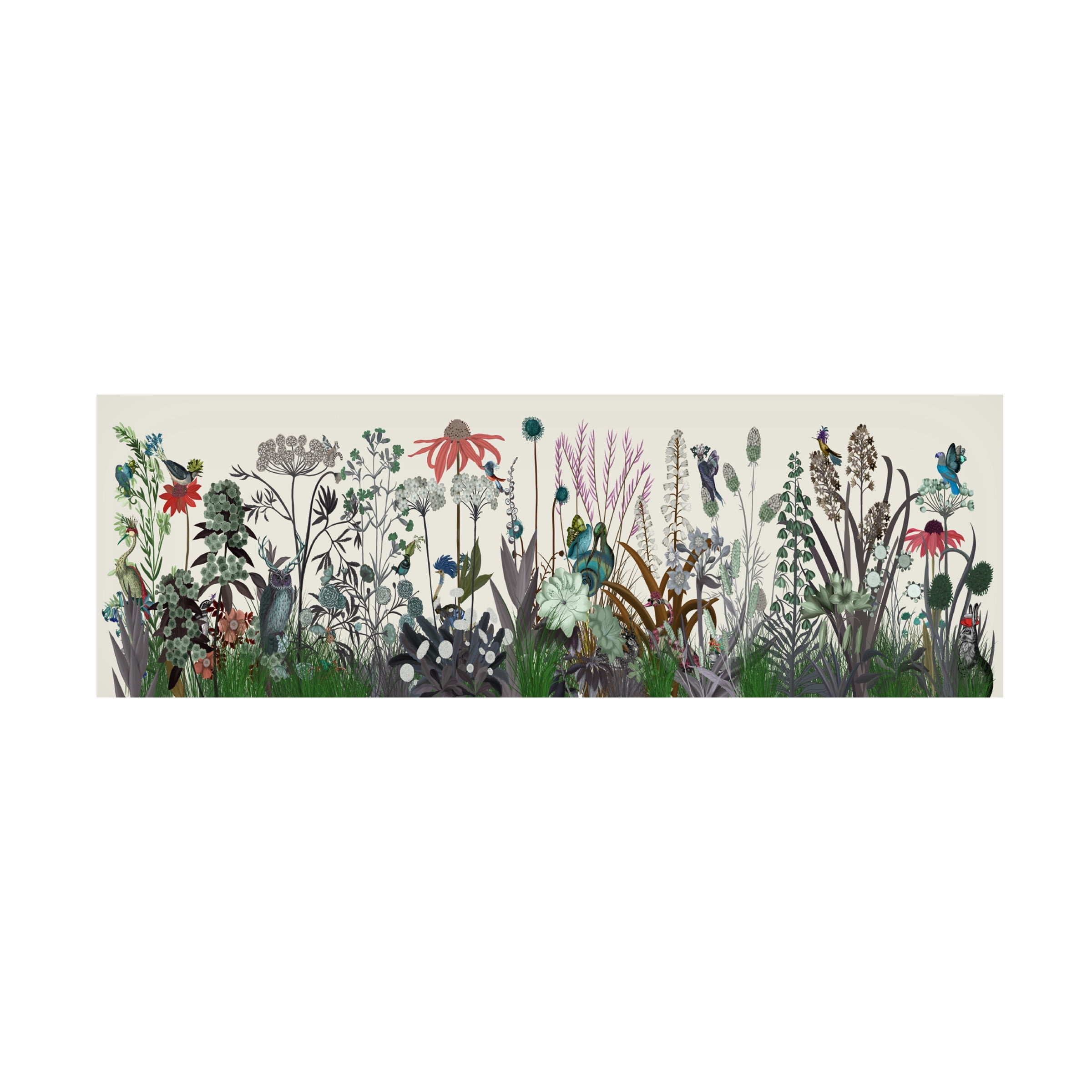 Fab Funky 'Wildflower Bloom' Canvas Art