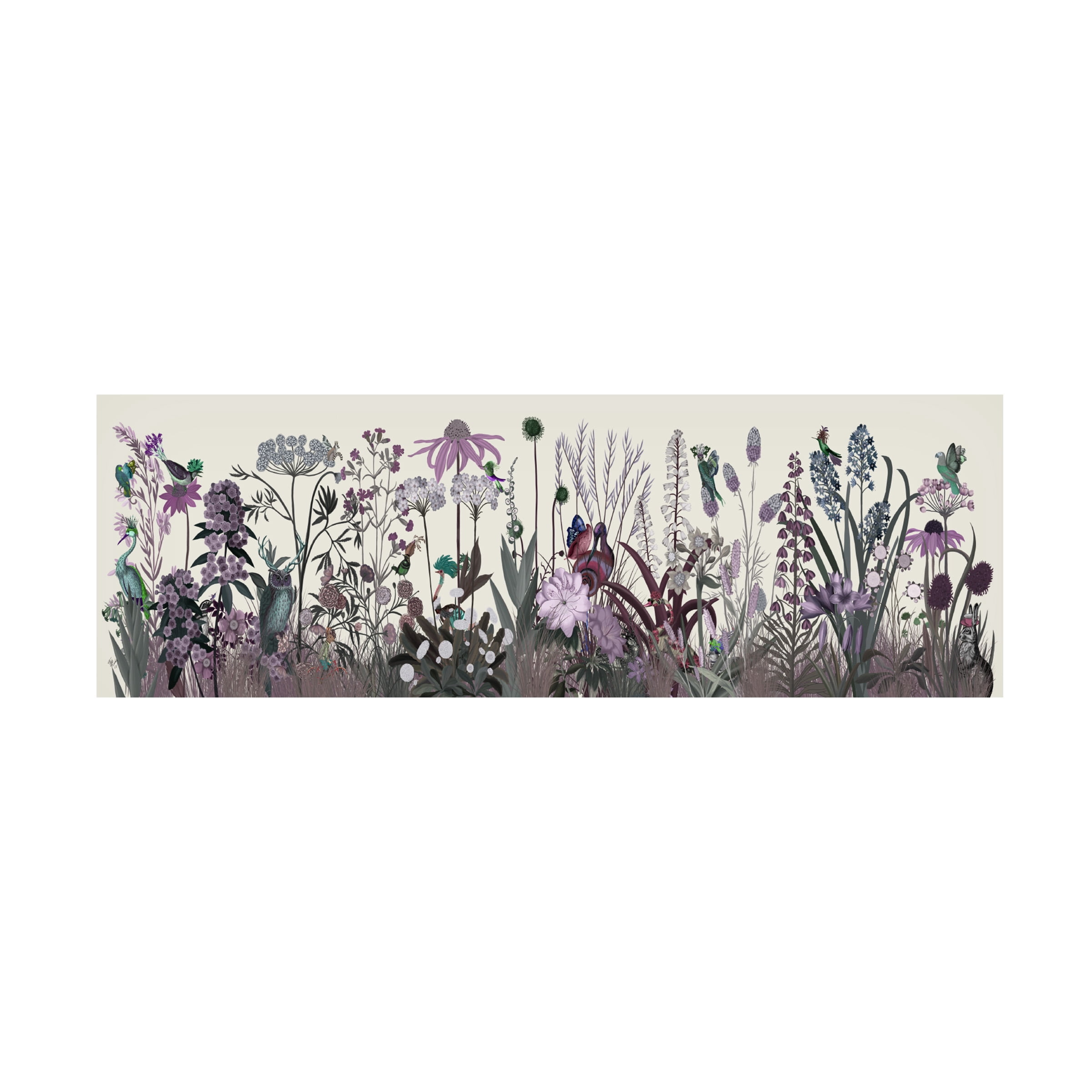 Fab Funky 'Wildflower Blush' Canvas Art