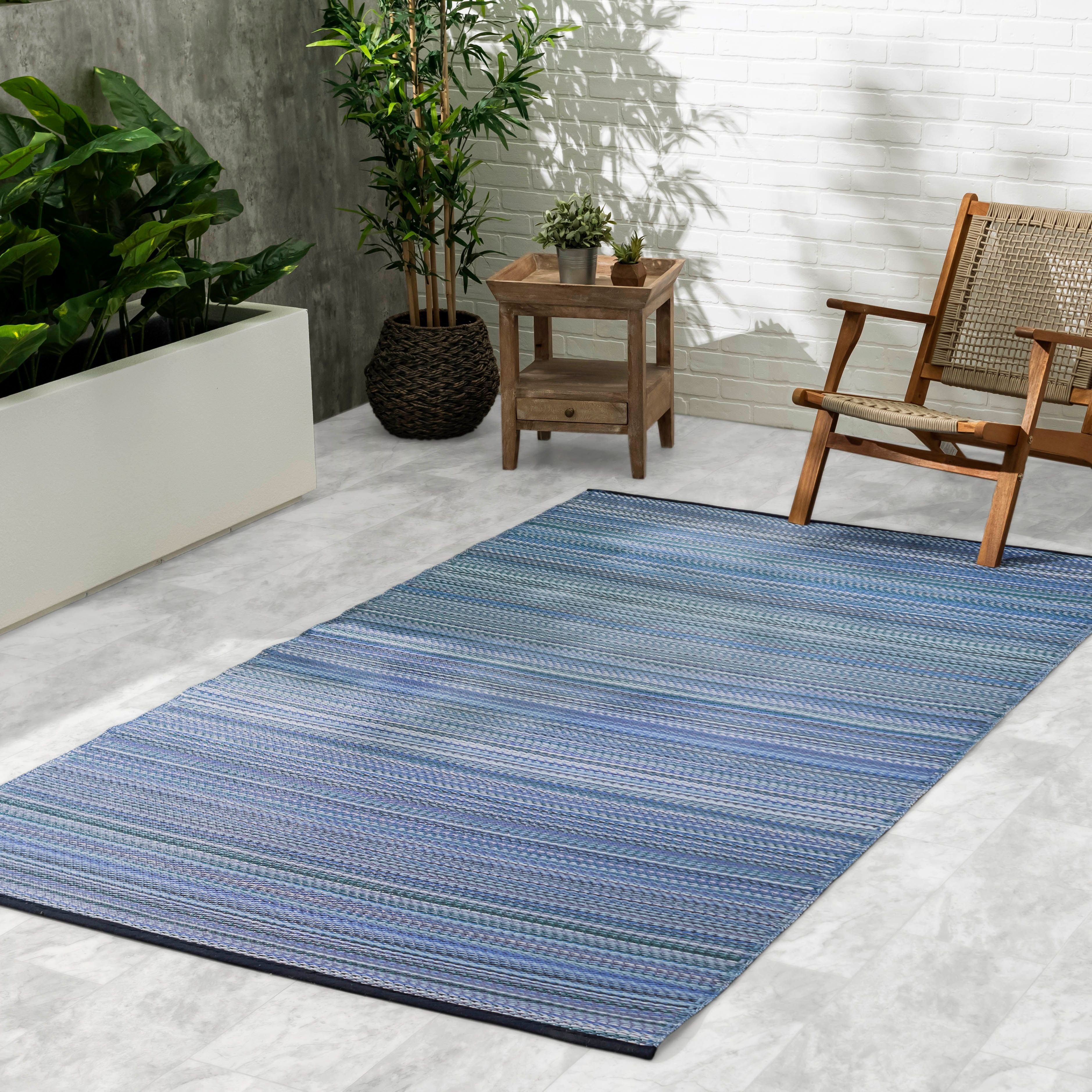 Sunroom Rugs Fab Habitat Outdoor Rug - Waterproof, Fade Resistant, Crease-Free ...
