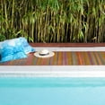 thumbnail image 1 of Fab Habitat Outdoor Rug - Waterproof, Fade Resistant, Crease-Free - Premium Recycled Plastic - Striped - Porch, Deck, Balcony, Hallway, Poolside - Cancun - Multicolor - 2.5 x 8 ft Runner, 1 of 9