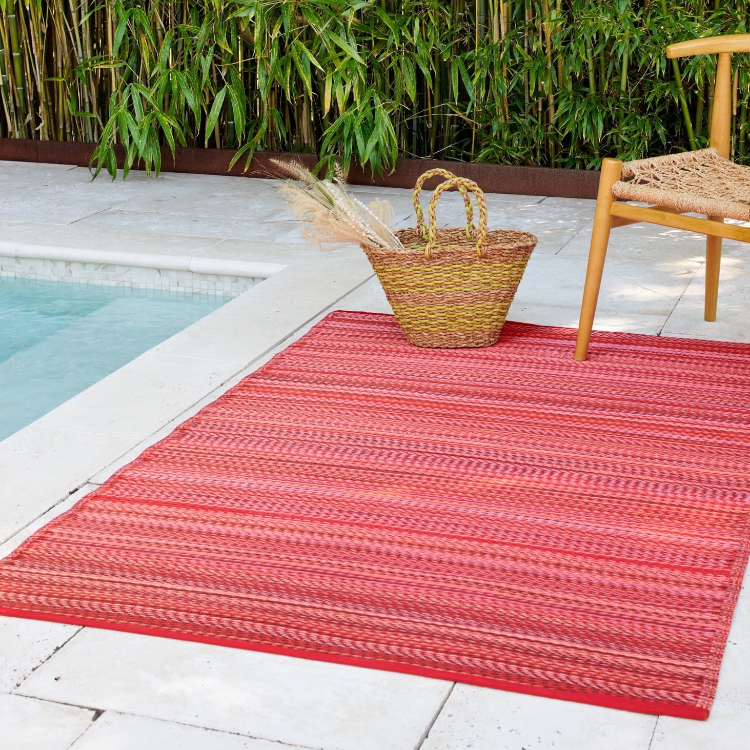 Fab Habitat Outdoor Rug - Waterproof, Fade Resistant, Crease-Free ...