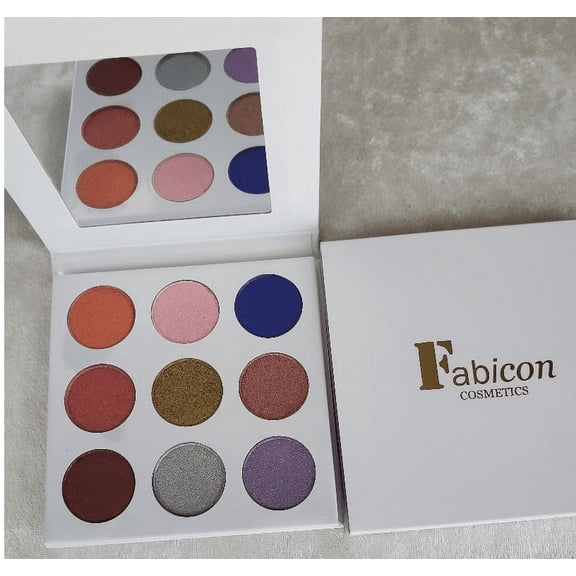 Fab Icon Cosmetics Expert Wear 9 Shades Forget Me Not Eyeshadow Palette
