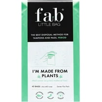 Fab Little Bag Starter Plus Pack - 45 Sanitary Disposal Bags Plus Recyclable Refill Pack for Out and About (45 Pack)