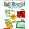 thumbnail image 1 of Pre-Owned Fab Vocab: 30 Creative Vocabulary-Boosting Activities for Kids (Paperback) 0590762516 9780590762519, 1 of 1