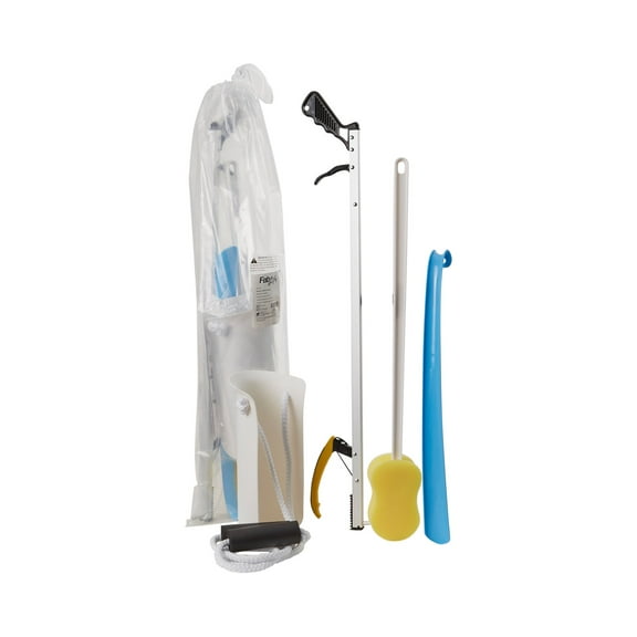 FabLife Standard ADL Hip / Knee Equipment Kit Reacher - 26" L / Shoehorn - 18" L 4 Piece Kit 86-0070 1 Each