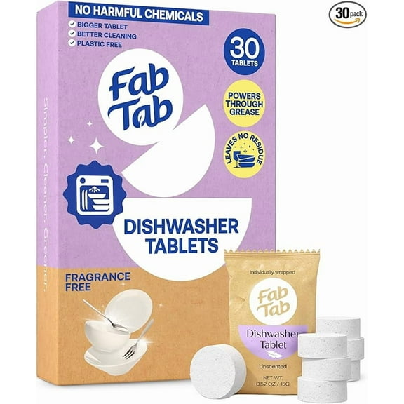 Dishwashing Tablets - Fragrance Free