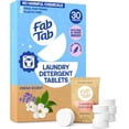 thumbnail image 1 of FabTab Travel Laundry Detergent Tablets, Plant-Based, Fresh Scent, 30 Count, 1 of 9