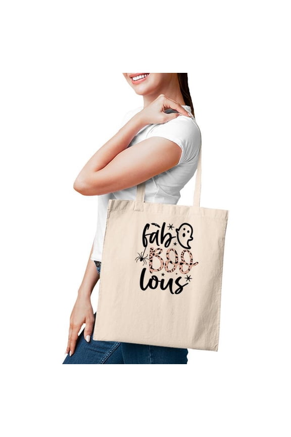 Fabboolous Boo Halloween Fall Season Tote Bag
