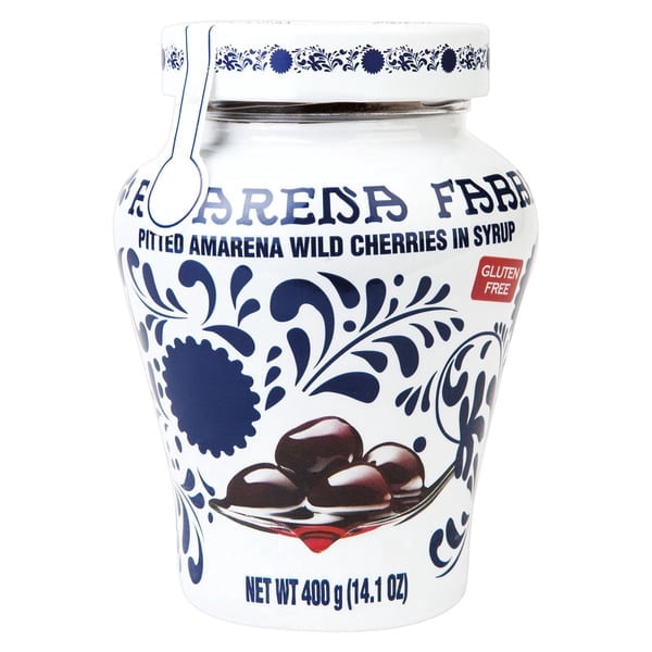 Fabbri Amarena Pitted Wild Cherries in Syrup Gluten Free 400 g (14.1 oz)