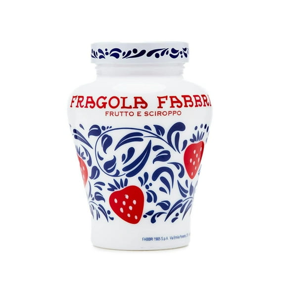 Fabbri Strawberries in Syrup, GGA1 21 ounce