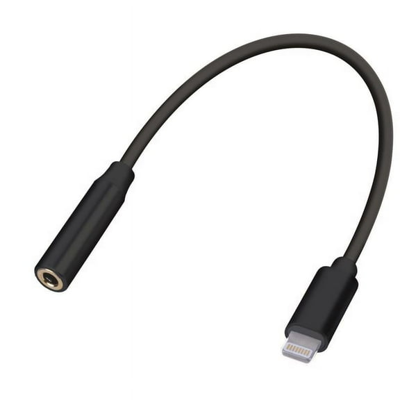 Fabcordz Black Adapter Lightning Audio Adapter For Universal