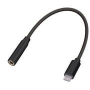 Fabcordz Black Adapter Lightning Audio Adapter For Universal