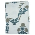 thumbnail image 1 of Fabdivine 18X18 Inch Floral Block Print Durable Napkins for Daily Use, Badshah, Gray, Set of 12, 1 of 4