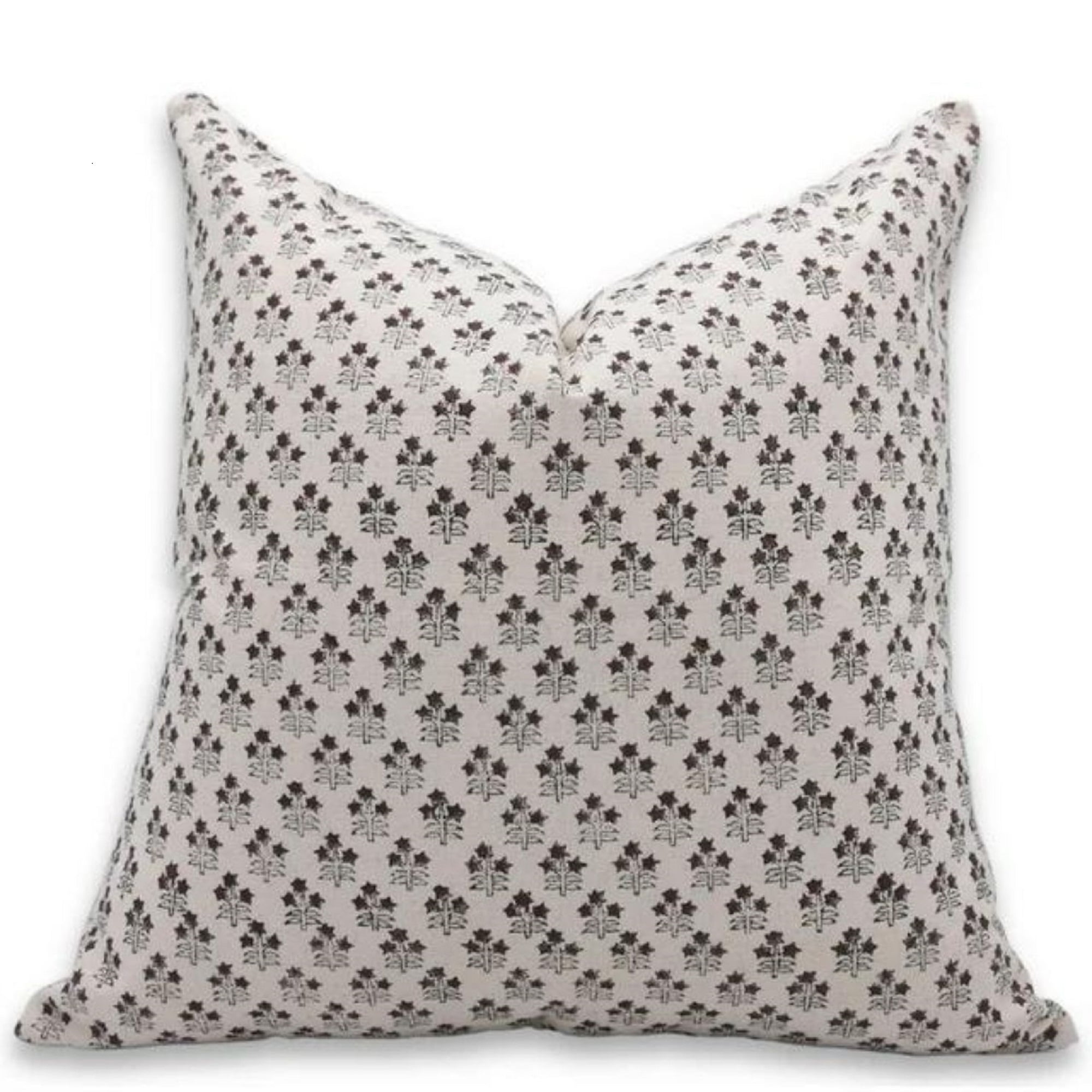 Fabdivine Block Print Throw Pillow Cover 14x20 Inch Duck Canvas Handmade Cotton Walmart