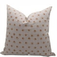 thumbnail image 1 of Fabdivine Block Print Throw Pillow Cover, 18x18 Inch Pure Linen Handmade Cushion Cover, Floral Print Boho Design Brown Pillow Cover for Sofa and Couch, 1 of 2