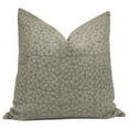 thumbnail image 1 of Fabdivine Block Print Throw Pillow Cover, 20x20 Inch Thick Linen Decorative Cushion Cover, Floral Print Boho Design Green Pillow Cover for Sofa and Couch, 1 of 5