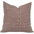 thumbnail image 1 of Fabdivine Block Print Throw Pillow Cover, 20x20 Inch Thick Linen Decorative Cushion Cover, Floral Print Boho Design Red Pillow Cover for Sofa and Couch, 1 of 4