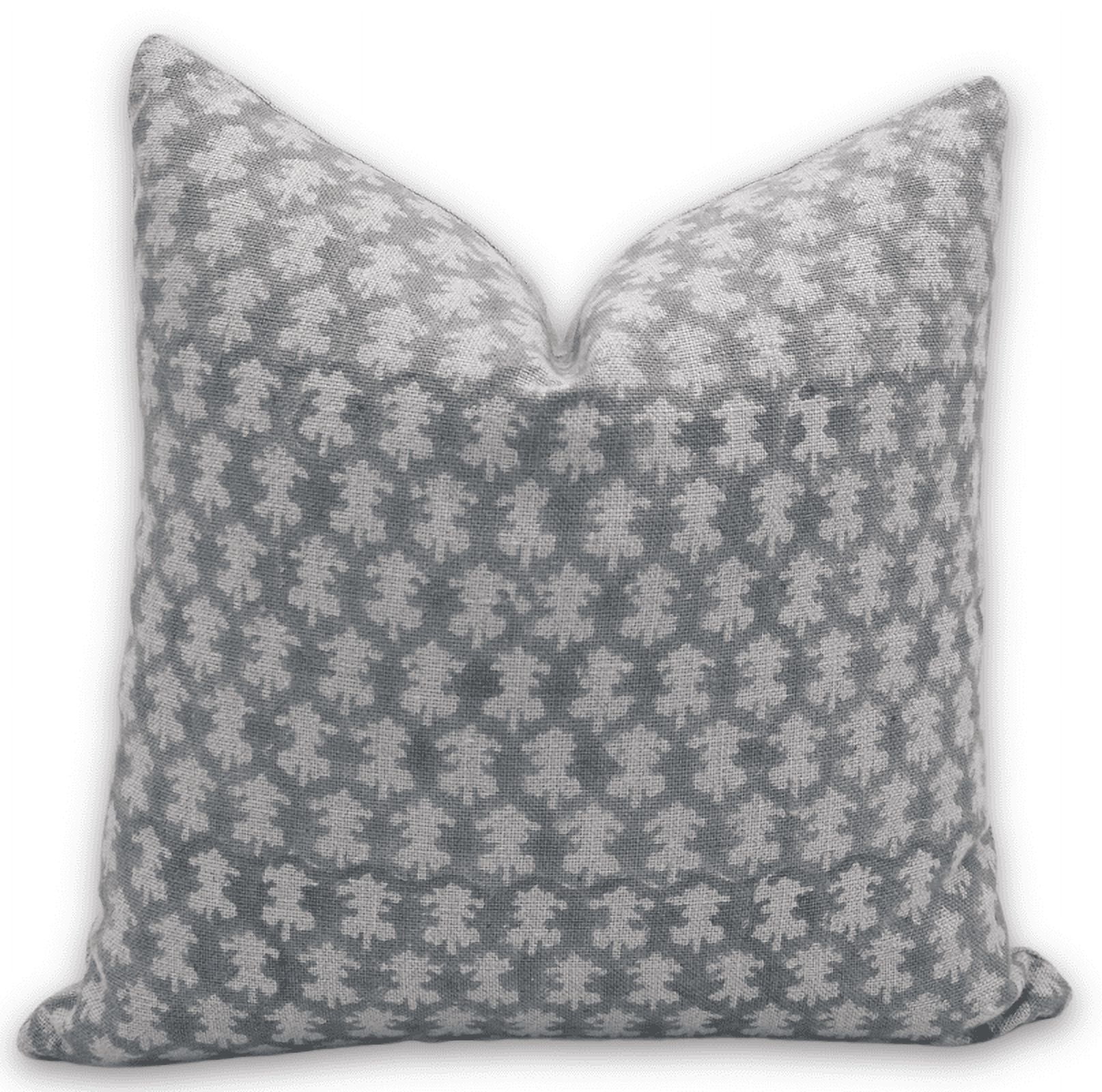 French Cairo Floral Decorative Throw Pillow Covers 26x26in Zipped Farmhouse Square Accent Waterproof Pillowcase Cushion Cover Case For Patio Furniture Garden Couch Deck Home Decor
