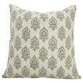 thumbnail image 1 of Fabdivine Hand Block Print Pillow Covers for Every Home, linen blend , 20"X20" , Samraat, 1 of 1