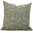 thumbnail image 1 of Fabdivine Hand Block Print Pure Linen Pillow Covers, Boho Home Décor, 16X16, Throw Pillowcase Cushion Cover with Zipper for Sofa, Couch, Home Décor, Outdoor, Farmhouse, Living Room, Pushap Varsha, 1 of 8