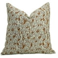 thumbnail image 1 of Fabdivine Indian block Printed Decorative Throw Pillowcase Pattern, handblock printed cushion cover, 18"X18",Pink, Pure Linen, 1 of 4