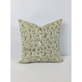 thumbnail image 1 of Fabdivine Thick Cotton Hand Block Print Decorative Throw Pillow Cover , 16"X16", Green, 1 of 5