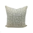 thumbnail image 1 of Fabdivine Thick Cotton Hand Block Print Decorative Throw Pillow Cover , 22"X22", Green, 1 of 5